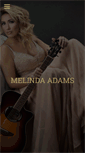 Mobile Screenshot of melindaadamsmusic.com